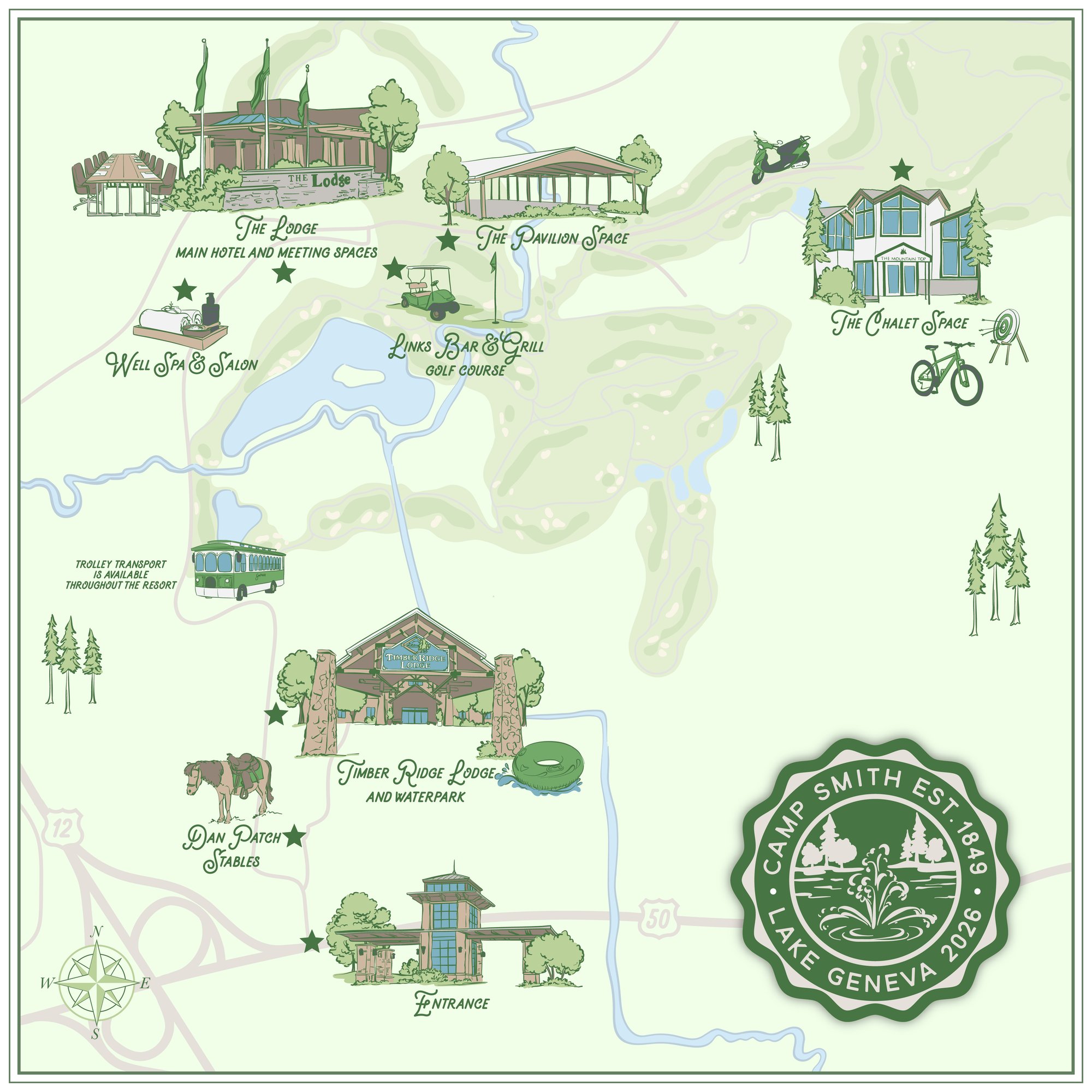 Camp Smith Gathering Property Map